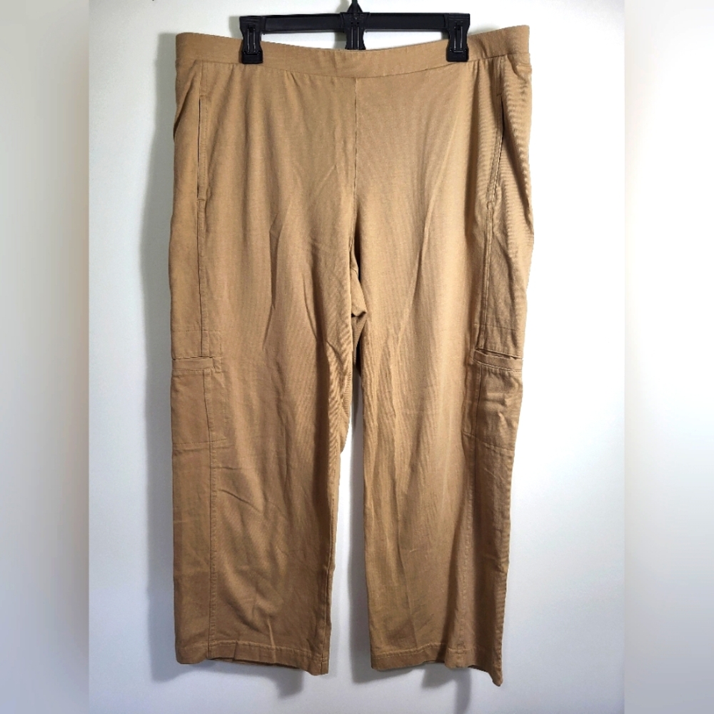 J. Jill Tan Cropped Pants